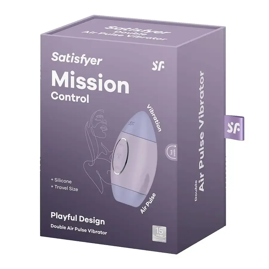 Вакуумний вібратор Satisfyer Mission Control Violet Львів - фото 6