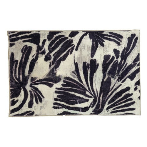 Килимок універсальний для підлоги Плюш Квітка 75*150см бежевий Дариана Житомир - фото 1