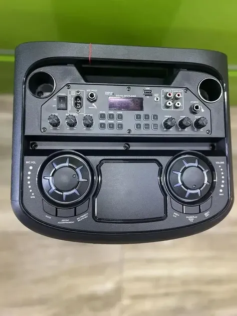 2 микрофона переносна колонка блютус эквалайзер ZXX-1290  FM-приемник Одесса - изображение 5