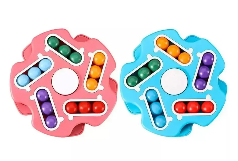 Детский развивающий вращающийся волшебный спинер, головоломка антистресс Коломыя - изображение 1