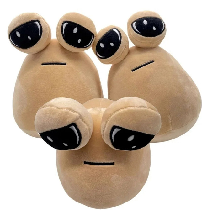 Мягкая игрушка инопланетянин Пой из игры Pou 22 см Киев - изображение 5