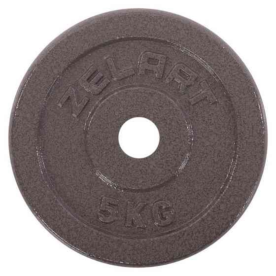 Блин (диск) стальный 5 кг d-30мм Zelart-7789-5 Киев