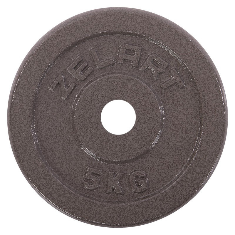 Блин (диск) стальный 5 кг d-30мм Zelart-7789-5 Киев - изображение 2