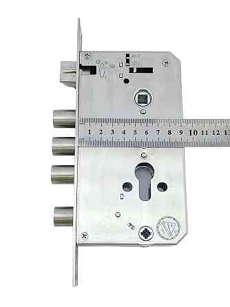 Корпус 3-ригельного замка PES 60х68 з круглими ригелями Київ