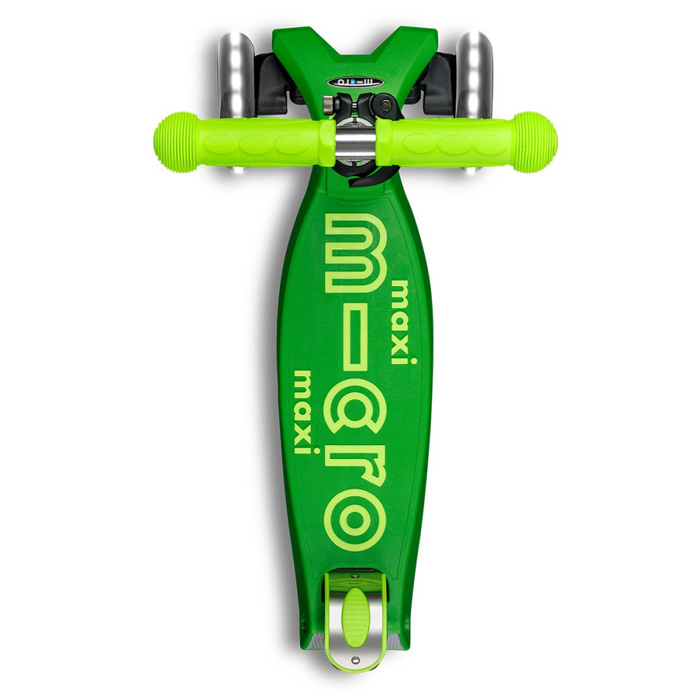 Самокат Micro серії Maxi Deluxe Neon LED – Зелений папуга Дніпро - фото 6