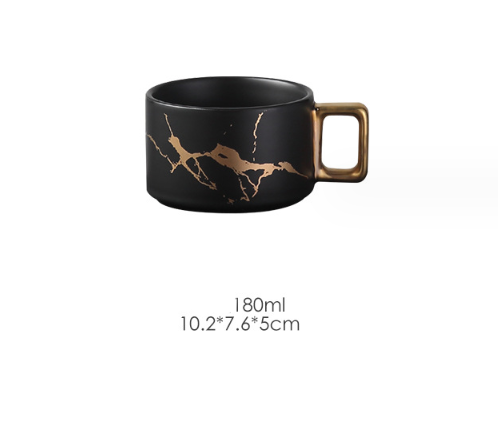 Кофейная чашка БЕЛАЯ мрамор кружка с мраморным рисунком 180мл Кременчуг - изображение 6