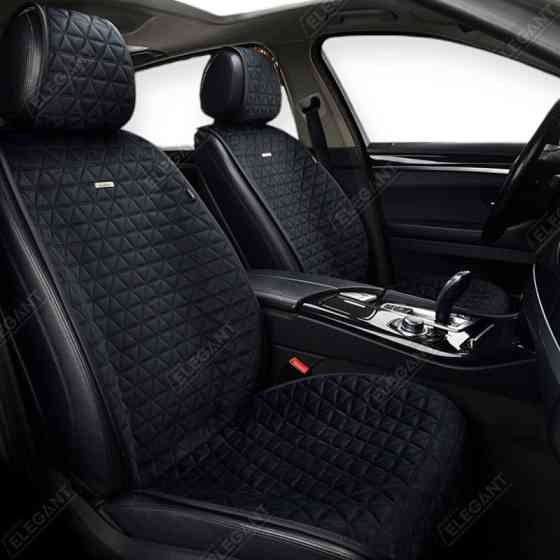 Накидки сиденье elegant milano (передние) треугольник черные на Мукачево