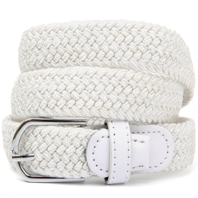 Ремень Vintage Текстильный женский Белый (20545) Винница - изображение 1