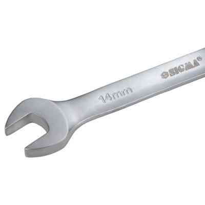 Ключ Sigma рожково-накидной с трещеткой 14мм CrV satine (6022141) Винница
