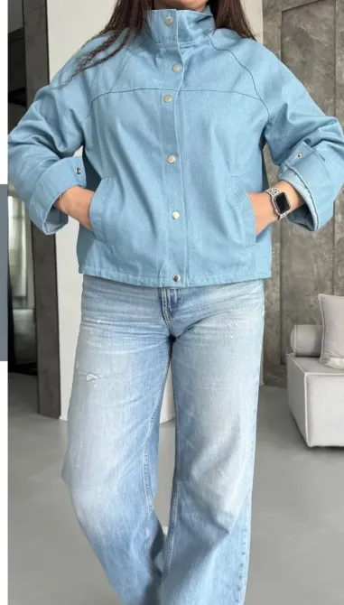 Женский джинсовый бомбардировщик Одесса - изображение 3