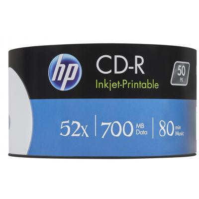 Диск CD HP CD-R 700MB 52X IJ PRINT 50шт Spindle (69312/CRE00017WIP-3) Винница - изображение 1