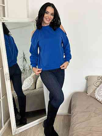 Жіноча ангорова кофта з розрізами "Girl" оптом | Норма | Розпродаж моделі Київ