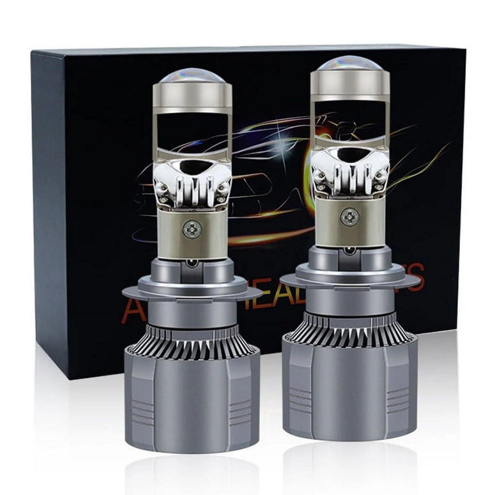 Комплект світлодіодних лінз HeadLight A82 H7 Mono-LED 5700K 12/24V Харків - фото 7
