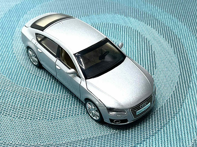 Машина металева Автопром Audi A7 Sportback світло звук відчиняються двері 1:32 Сіра (68319) Чернігів - фото 5