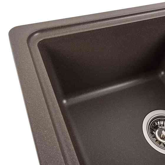 VALESO Гранітна мийка для кухні VALESO LIANA 6243 матова Темна скеля Коломыя