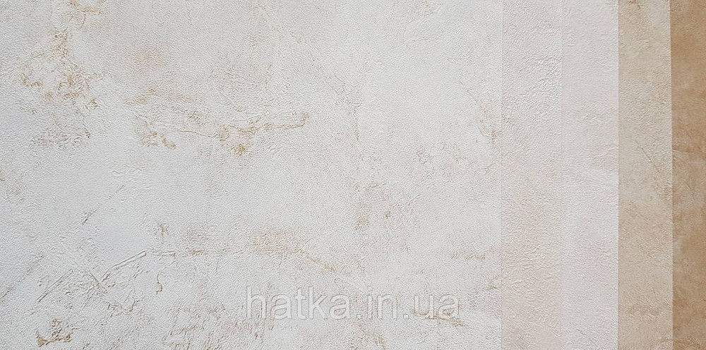 Шпалери вінілові на флізелін Caselio The Place to bed 0.53х10 м широкі білі смуги бежеві золотисті Київ - фото 5