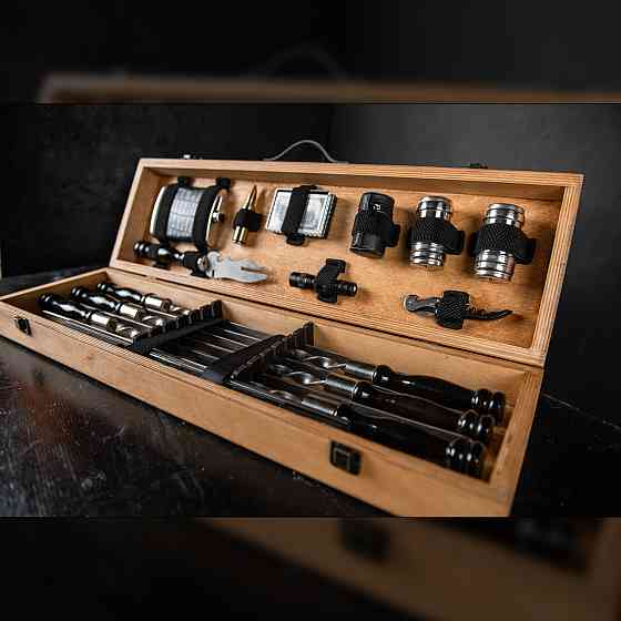 Шампури подарункові набір бокс для пікніка гриля та барбекю Оригінальні Віп подарунки на день народження татові, хлопцю, Тернопіль