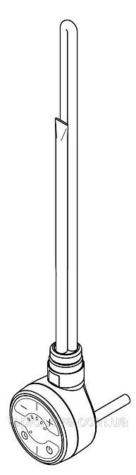 ТЕН для сушарки для рушників TERMA MOA 300W, золото Чернівці - фото 5