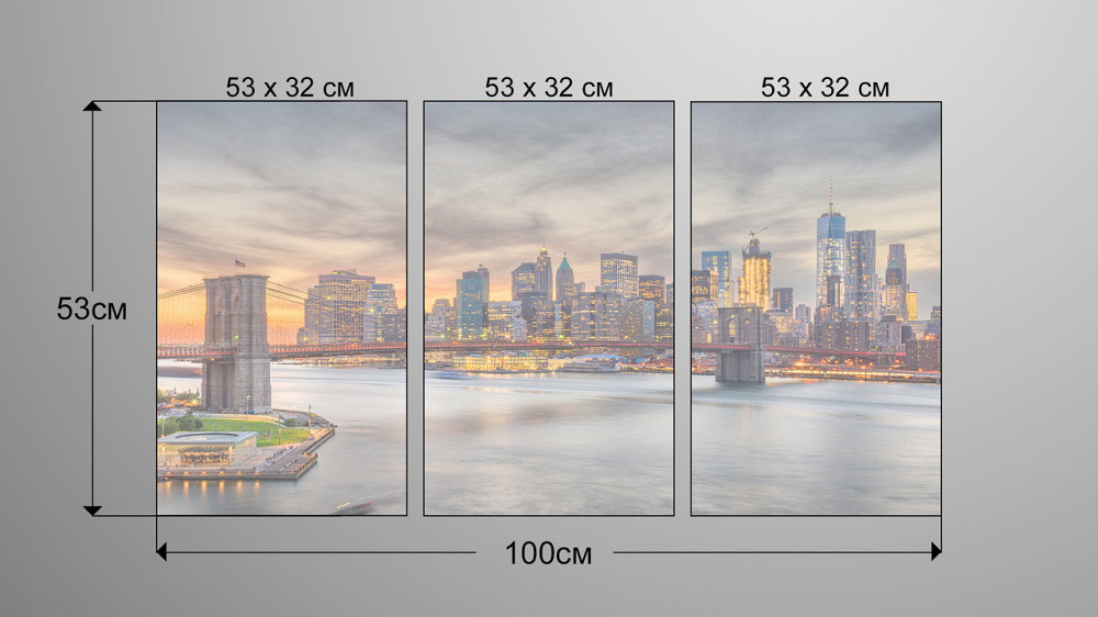 Модульная картина Город Аrt-83_3А Киев - изображение 3