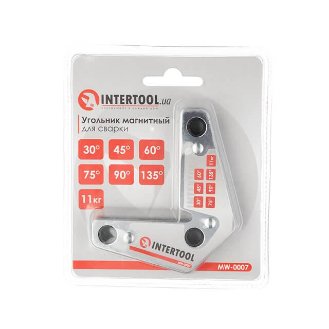 Угольник магнитный для сварки, 15°, 60°, 90°, 120°, 11 кг, 75×85 мм INTERTOOL MW-0007 Киев - изображение 4