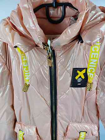 Демисезонная розовая куртка для девочек 8,9,10 лет Николаев