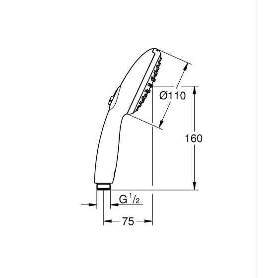Ручний душ Grohe Tempesta 110 2 режими (26161003) ( 28609 ) Харьков