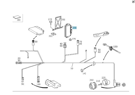 Mercedes-Benz  A0315451532 Блок керування причепом CL C215 S-class short W220 S-class long V220 Одеса
