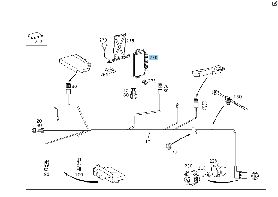 Mercedes-Benz  A0315451532 Блок керування причепом CL C215 S-class short W220 S-class long V220 Одеса - фото 2