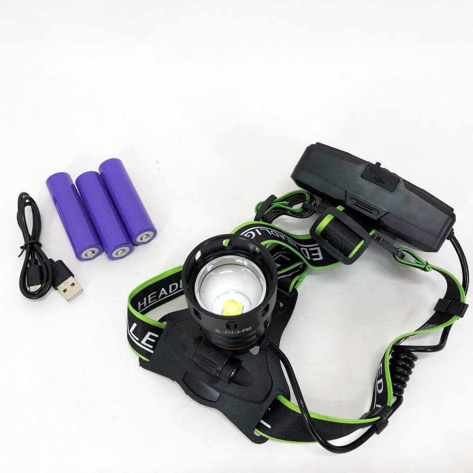 Фонарь на голову для рыбалки Police BL-A14-3-P90, Фонарик на голову для роботы, Налобный GU-883 фонарь яркий Киев - изображение 4