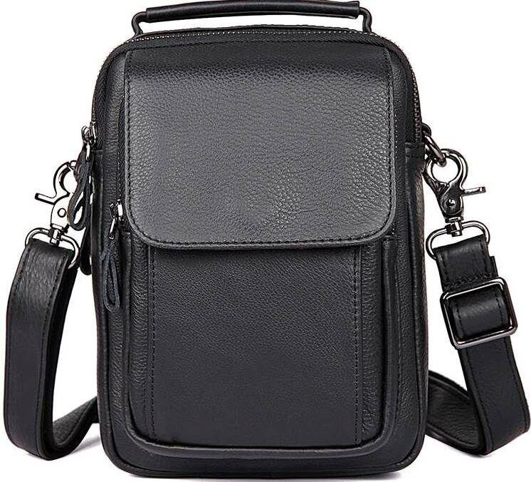 Сумка мужская Vintage 14518 Черная Киев - изображение 10