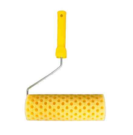 Валик малярський структурний MASTERTOOL Moltopren Decor Peas 80/230 мм Ø 6 мм з ручкою 92-6204 Коломия