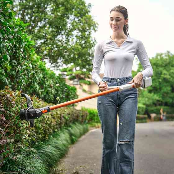 Акумуляторна газонокосарка тример Litheli, живлення від павербанку (УМБ Litheli Power Bank 10000 mAh, 45 W, 2А в комплекті) Киев