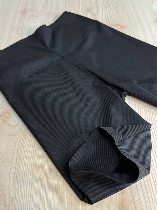 Шорти жіночі Kenalin 500-4 велосипедки рубчик з широким поясом тонкі чорні, чорний, SM Київ - фото 8