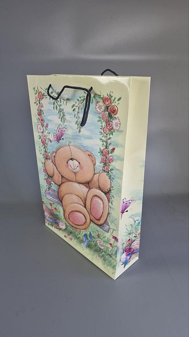 Большой бумажный пакет вертикальный  25/37/8(артBV-245) (12 шт) Харьков - изображение 3