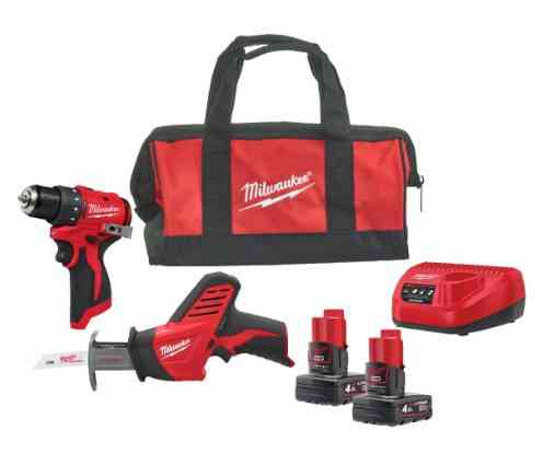 Набір з 2 акумуляторних інструментів M12 BLPP2A-402B (ЗУ+2акк.Х4Ач+сумка) Одеса