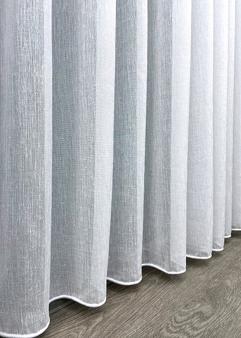 Тюль VR-Textil 1960т Преміум Льон фактурний Costa Білий 400х250 см (42-1143) Київ - фото 8