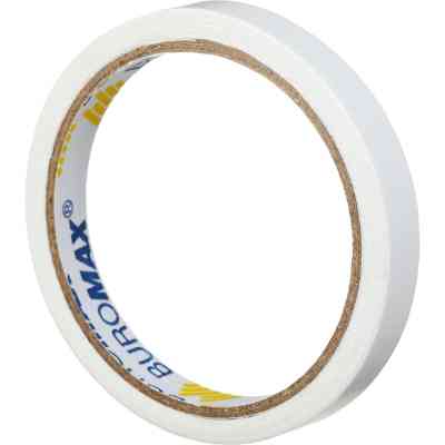 Скотч Buromax двухсторонний на тканевой основе 12 мм х 10 м Прозрачный (BM.7502) Винница