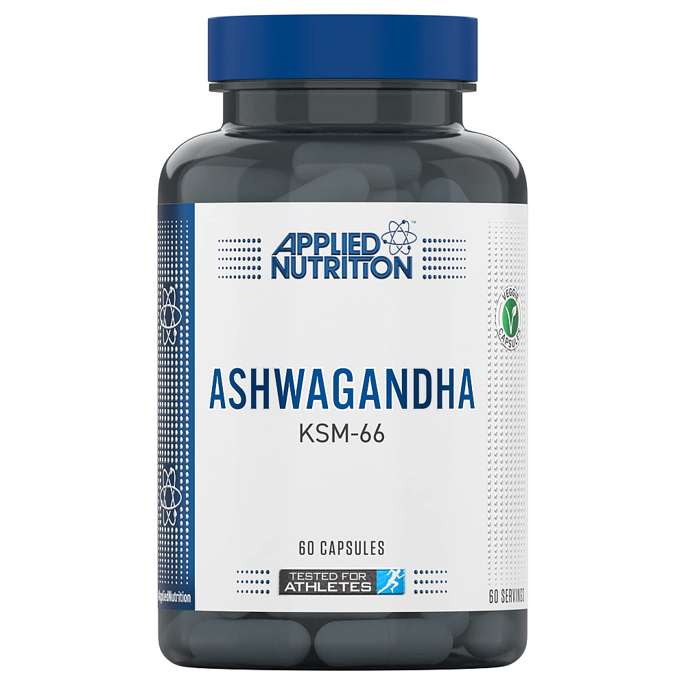 Ашваганда и астрагин Applied Nutrition Ashwagandha KSM 66 + Astragin 60 caps Луцк - изображение 1