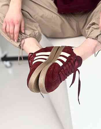 Olli Кросівки жіночі OLLI T-1-21413 бордові (весна-осінь, замша натуральна) (5633) 40 Коломыя