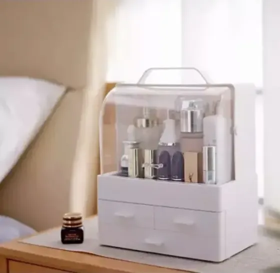 Органайзер для косметики и украшений с выдвижными ящиками Cosmetic Box Белый, GW-880 Коломия