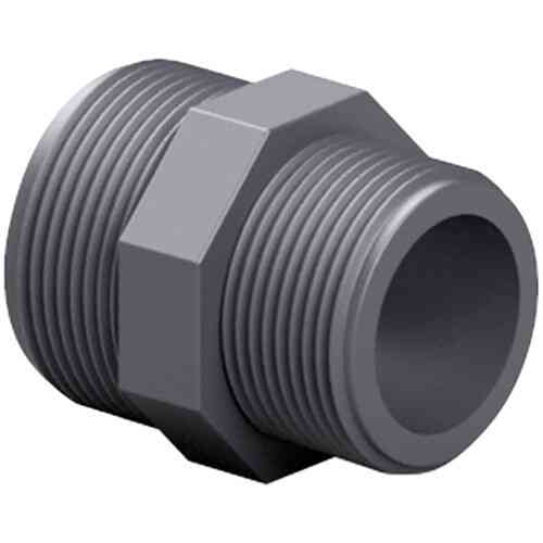 Ніпель ПВХ Effast RERNRE040D перехідний із зовнішньою різьбою, d1-1/4"х1" Київ