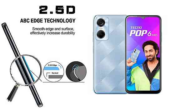 Захисне скло ArmorGlass для Tecno POP 6 Pro (BE8) – стійке до подряпин та ударів Київ