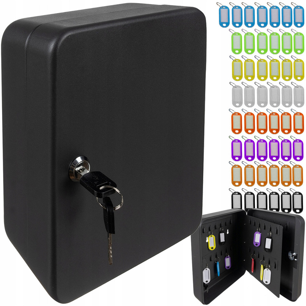 Сейф ящик для хранения ключей с 48 крючками + 2 ключа Malatec (22628) Нововолынск - изображение 1