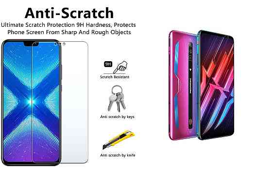 Захисне скло NeoGlass для nubia Red Magic 6, Red Magic 6 Pro – надпрозоре та стійке Київ
