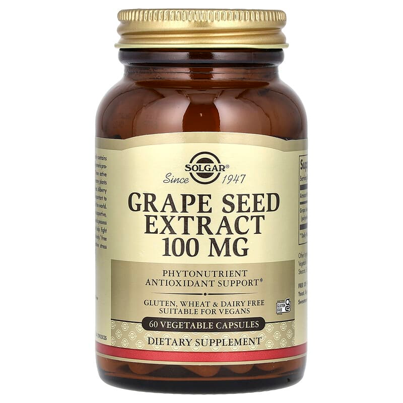 Экстракт виноградных косточек (Grape Seed Extract) 100 мг 60 капсул Київ - фото 1