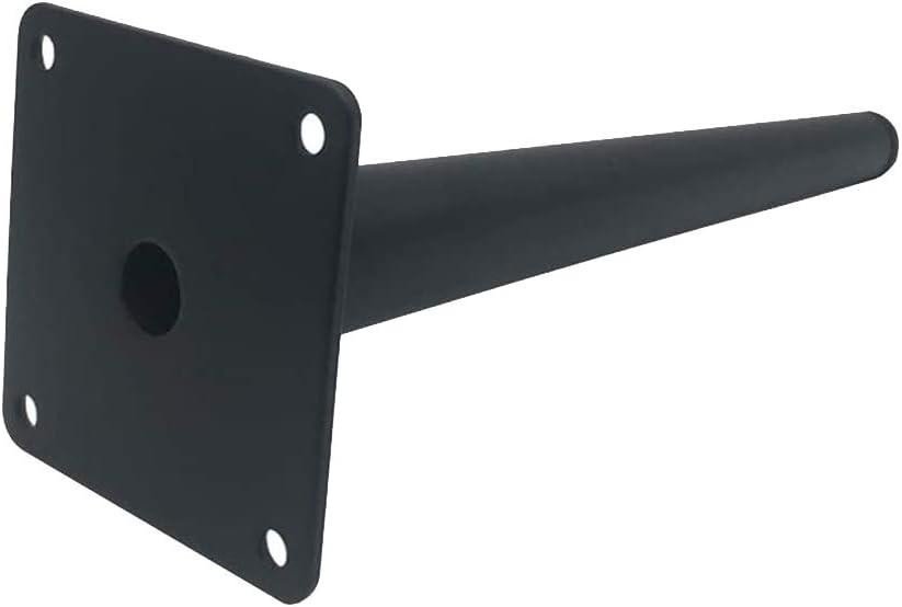 Ножки для мебели Slanted 15 см черные конусные металлические 4 шт противоскользящие бесшумные для стола дивана Киев - изображение 3