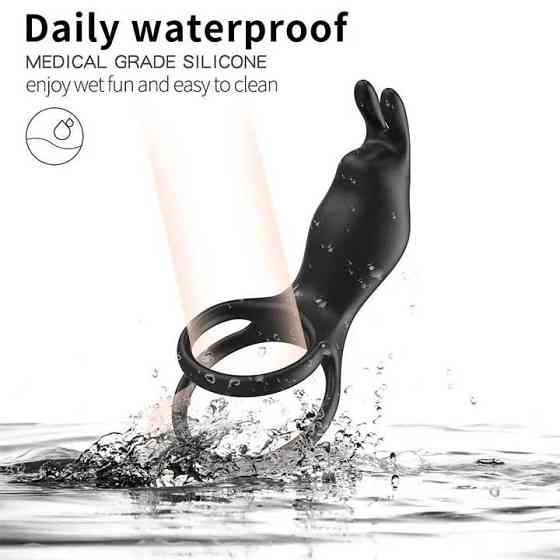 Смарт виброкольцо на пенис и мошонку Love Spouse 