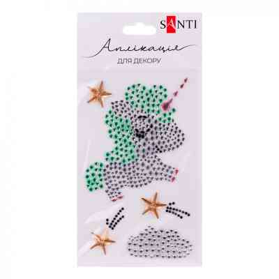 Набор для творчества Santi Unicorn аплікація зі страз самоклеючих 9.5х15 см (742537) Винница