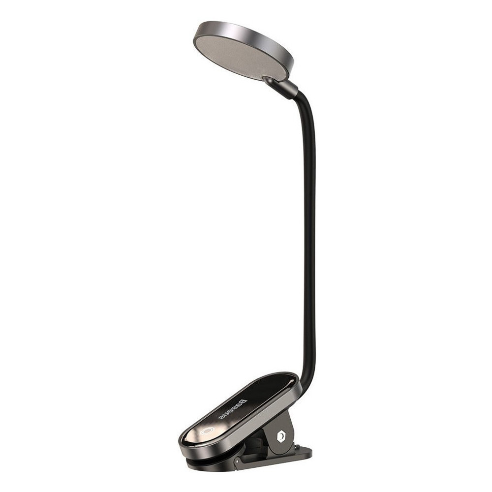 Універсальна акумуляторна LED лампа на кліпсі Baseus Comfort Reading Mini Clip Lamp DGRAD-0G (Темно-сіра) Миколаїв - фото 2