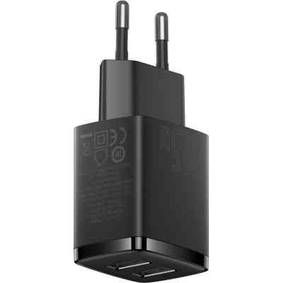 Зарядний пристрій Baseus Compact Charger 2U Black (CCXJ010201) Вінниця